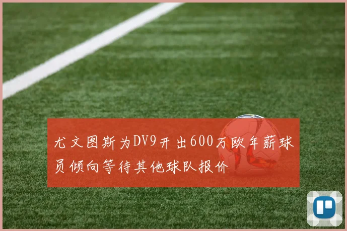 尤文图斯为DV9开出600万欧年薪球员倾向等待其他球队报价